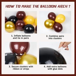 Décorations de fête sur le thème de l'école de magie, kit de guirlande de ballons magiques, arche de ballons <span class=keywords><strong>Potter</strong></span> pour les fournitures de fête sur le thème des anniversaires - Product Image 5