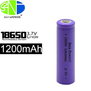 厂家价格高品质锂离子电池1200毫安时3.7伏可充电圆柱形18650锂离子手电筒电池 - Product Image 2