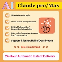 Compte Membre Claude 4.1max20, Abonnement Génération, Compte Opus Exclusif, Ventes de Forfaits Stables, Chine
