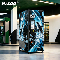 Máquina expendedora de hielo en oferta, 600 kg por día, 24 horas, autoservicio sin personal, máquina expendedora de hielo en bolsas para negocios al aire libre