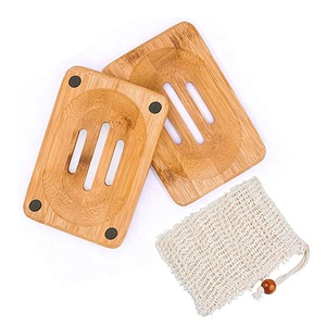 Boîte à <span class=keywords><strong>savon</strong></span> en bambou et bois naturel OEM et sac à <span class=keywords><strong>savon</strong></span> en <span class=keywords><strong>Sisal</strong></span> salle de bain douche étui à <span class=keywords><strong>savon</strong></span> en bambou et plat pour salle de bain - Product Image 2