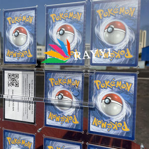 RAY YI resistente a los rayos UV 49 ranura pared acrílico Trading Card Display Case para <span class=keywords><strong>Pokemon</strong></span> Sports Card Display Frame - Product Image 5