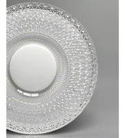 Ampoule LED à motif cristallin, éclairage E27 AC230V, UFO, économie d'énergie, 30W 40W 60W 80W, lampe circulaire en forme de disque volant, 3 couleurs, 6000K