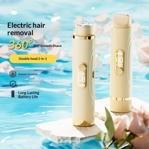 Rasoir électrique rechargeable USB à double tête <span class=keywords><strong>pour</strong></span> femmes, mini-tondeuse automatique <span class=keywords><strong>pour</strong></span> <span class=keywords><strong>le</strong></span> <span class=keywords><strong>visage</strong></span> et les aisselles, usage domestique et automobile - Product Image 5