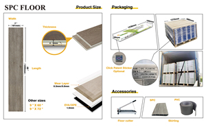 Los Mejores Pisos de Vinilo SPC para Interiores, Ecológicos, Antideslizantes e Impermeables, Tipo Parqué, para Baños de Hotel, Diseño Gráfico - Product Image 5
