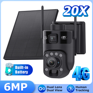 Cámara PTZ Solar 4G Iobroteckam Ubox con Doble Lente, Zoom Óptico 20X, Resistente a la Intemperie IP65, Seguimiento de Personas/Vehículos por IA, Audio Bidireccional, Visión Nocturna - Product Image 3