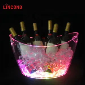 Vente d'usine OEM Refroidisseur de bouteilles de vin Seau à champagne Moule à glace LED