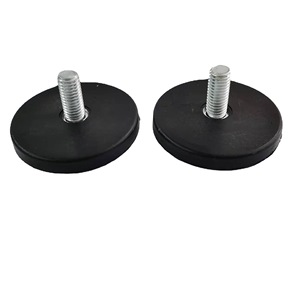 Adjustable Feet M8x50mm <b>Black</b> Plastic Round Furniture Leveler Pad For <b>Sofa</b> Chair <b>Table</b> Home Use - Product Image 2