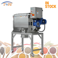 Mélangeur à ruban horizontal en acier inoxydable pour poudres sèches, épices, assaisonnements, farine et poudre de maïs soufflé