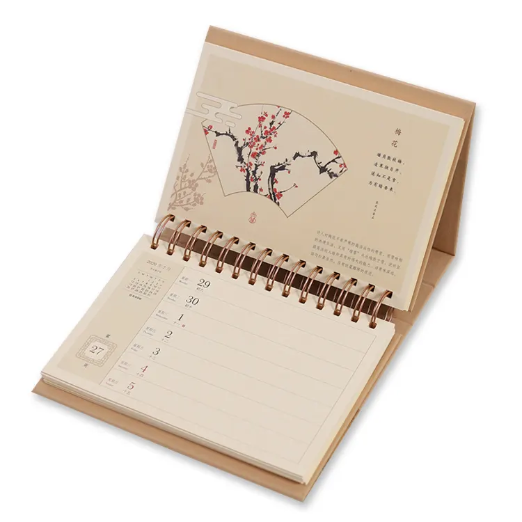 Индивидуальная печать уникальных страниц ежедневный стол календарь diy шоколадный календарь с держателем для ручек
