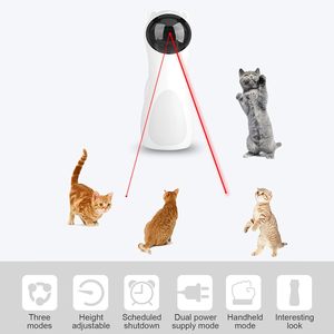 Nouveau design 2022 : Jouet interactif intelligent et écologique pour chat, pointeur laser d'exercice à 5 angles, alimenté par USB/batterie - Product Image 2