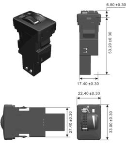 Calentador de alfombrilla de coche, almohadilla <span class=keywords><strong>interior</strong></span>, cubierta de anillo de calefacción, interruptor de botón, cojín de asiento calentado para 360 <span class=keywords><strong>Kia</strong></span> <span class=keywords><strong>Carnival</strong></span> - Product Image 6