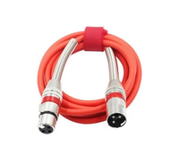 Câble audio XLR personnalisé de haute qualité pour microphone, OD6.5mm, 3/5 broches, robuste, faible bruit, équilibré, à longue ressort, avec gaine en PVC et feuille métallique