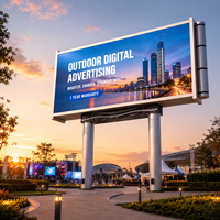 P5 Outdoor LED-Anzeigetafel 6000 Nits IP65 Wasserdicht HDR-Unterstützung Sonnenlicht-Lesbar 1 Jahr Garantie Werbedisplay Vollbild
