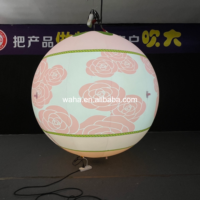 Ballon gonflable floral lumineux LED de haute qualité, gonflable publicitaire robuste pour une utilisation intérieure/extérieure à long terme