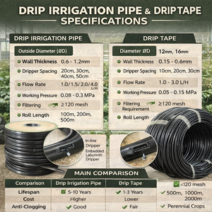 Kit d'irrigation <span class=keywords><strong>goutte</strong></span> <span class=keywords><strong>à</strong></span> <span class=keywords><strong>goutte</strong></span> agricole, tuyaux HDPE 16-32mm, <span class=keywords><strong>tuyau</strong></span> d'irrigation <span class=keywords><strong>goutte</strong></span> <span class=keywords><strong>à</strong></span> <span class=keywords><strong>goutte</strong></span> durable haute pression, système d'irrigation agricole - Product Image 2