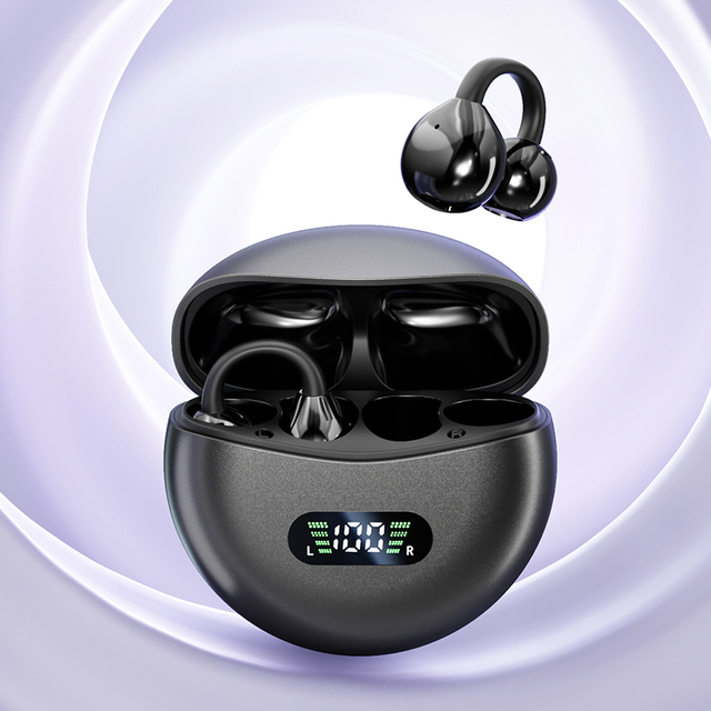 OWS Sports Gaming Wireless Earphones Clip-on Earbuds Digital Display Headphones M79