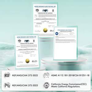 CUPC Black Pull Out Sink Water Mixer Tap Kitchen Faucet - Product Image 6