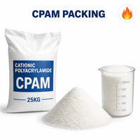 Agent de déshydratation des boues et aidant de rétention en polyacrylamide cationique pour la fabrication du papier Zhendong, poudre chimique de drainage, pureté 99%