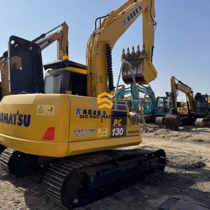 Excavatrice hydraulique sur chenilles Komatsu PC130 d'occasion de 13 tonnes, durable et populaire pour l'exploitation minière - Product Image 2