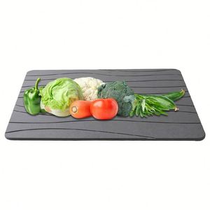 Tapis de bain antidérapant en pierre de diatomée pour salle de bain, résistant à l'eau, pour comptoir de cuisine et douche - Product Image 1