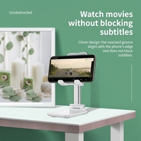 Support de téléphone portable universel pliable et réglable avec réglage de la hauteur et de l'angle, support portable pour tablette