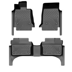 Tapis de sol de voiture en TPE multicolores à double couche de luxe toutes saisons de la marque KQD, spécialement conçus pour Cadillac CT6 2018 - Product Image 1