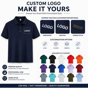 Camiseta Polo Personalizada para Uniformes de Equipo, Tejido Transpirable, Bordado Empresarial, Manga Corta para Hombre, Uniforme de Golf - Product Image 5