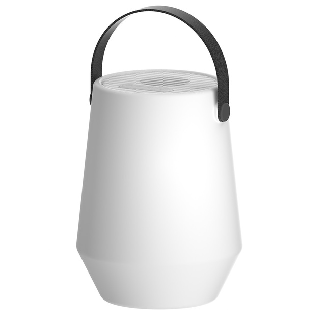 IPX7 Waterproof White for Portable Speaker Great Sound Quality RGB Rainbow Lights 1000-2000mAh Battery 5W Output for