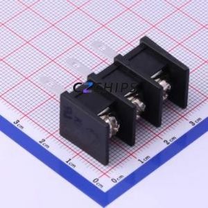 KF55H-10.0-3P Barrier Terminal Block Through hole Component (THT),P=10mm Connector Two Sides 10mm 1x3P Straight Pin - Product Image 1