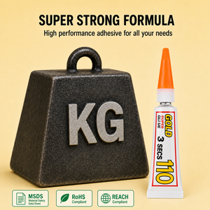 Colla Super Istantanea Oro Sicura e Affidabile, Asciugatura in 3 Secondi, Facile da Trasportare, Organizzazione Pratica, Colla Liquida a Fissaggio Rapido, 12 Pezzi/Cartoncino - Product Image 4