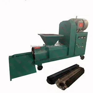 Screw Propeller Forcing Wood Waste Sawdust Briquetting Machine Mechanical Charcoal Brikets Maker in Indonesia