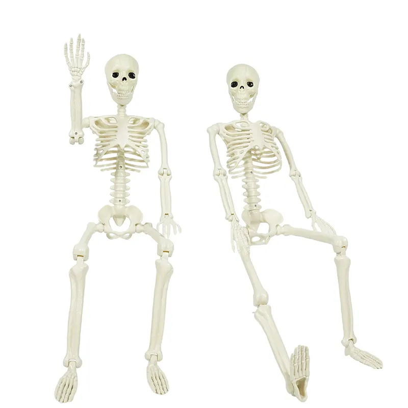 Tatil için köpek plastik hareketli kemikler 90cm cadılar bayramı insan iskeletler
