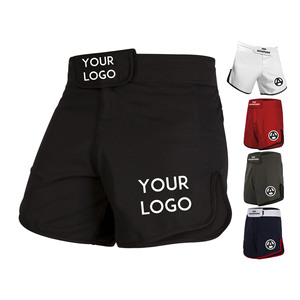 Custom MMA <b>Shorts</b> Training <b>Grappling</b> <b>Shorts</b> 4-way Stretch Woven Fabric Own Sublimation Printing Design Men's Compression - Product Image 4