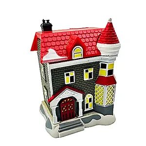 Wholesale Custom 3D Plastics PVC Merry Christmas Gift Toy House Building Decor Ornament Suppliers