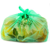 Sac en plastique LDPE à soufflet latéral, dégradable et recyclable, avec poignée, impression hélio, couleur personnalisée, pour supermarché, vente en gros et au détail