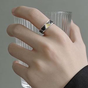 Vintage Egypt Pyramid All-Seeing Eye Illuminati <b>Ring</b> Punk Egyptian Triangle Opening <b>Adjustable</b> <b>Rings</b> Anillo Hombre Bijoux - Product Image 4