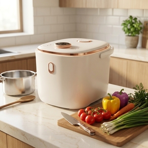 Autocuiseur de cuisine multifonctionnel avec revêtement céramique, cuve intérieure de 1,6 L, affichage LED, facile à utiliser - Product Image 1