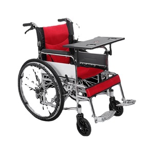 Silla de Ruedas Manual Plegable Ligera con Inodoro para Ancianos y Discapacitados, de Acero al Carbono, Portátil, para Uso Sanitario - Product Image 5
