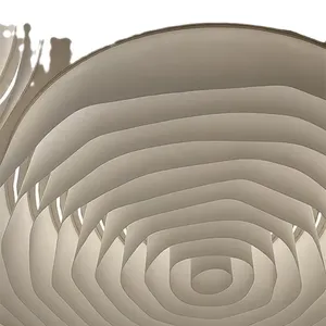 Soffitto in carta testurizzata francese, decorazione per soffitto in carta testurizzata a goccia d'acqua, soffitto in tessuto con <span class=keywords><strong>sfondo</strong></span> semitrasparente - Product Image 2