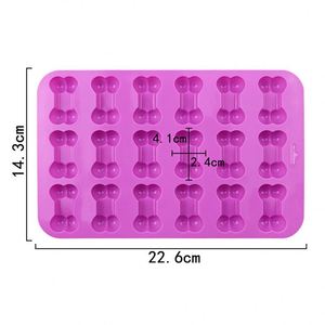 Bone-Shaped Silicone Mold - 18 Cavities - Wholesale Stock (Chocolate, Ice Cube, <b>Cake</b>) - Product Image 2