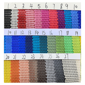 Rollo de tela de malla Teslin Multicolor recubierto de PVC Anti-UV de 400g-600g, diseño moderno para silla de exterior y sala de estar - Product Image 4