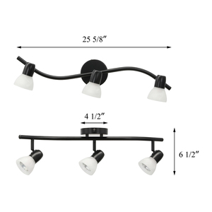 Chúng Tôi Miễn Phí Vận Chuyển <span class=keywords><strong>2025</strong></span> Phòng Khách Trong Nhà Treo Tường Màu Đen Sắt Cửa Hàng Dẫn Theo Dõi Ánh Sáng 3 Đèn Ánh Sáng Tại Chỗ Theo Dõi Ánh Sáng Trần - Product Image 5
