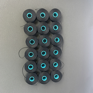 Mẫu có sẵn màu sắc 210D 3 plys Polyester Filament Pre vết thương khâu may bobbins chủ đề <span class=keywords><strong>30</strong></span> <span class=keywords><strong>yards</strong></span> - Product Image 5