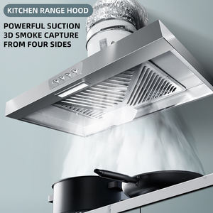 <span class=keywords><strong>Campana</strong></span> <span class=keywords><strong>Extractora</strong></span> Eléctrica de Flujo Inclinado de 2000W con Botón de Impulso, Eficiente en Consumo de Gas, Extractor de Humo para Cocina Doméstica y Habitaciones de Alquiler - Product Image 2