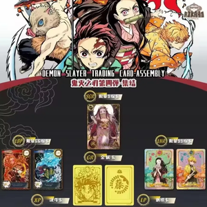 Vente en gros de figurines d'anime <span class=keywords><strong>Kimetsu</strong></span> No Yaiba en boîte de 36 pièces, collection de loisirs, jeu de cartes à collectionner TCG, jeu de cartes Aikaho DS-04 Demon Slayer - Product Image 5