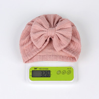 Gorros Turbante Elásticos para Bebé, Gorro con Lazos para Niñas, Gorras para Bebés, Recién Nacidos, Unisex