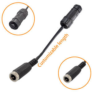 OEM ODM DCメス電源電気スクリューターミナルアダプターケーブルワイヤーハーネス（監視用） - Product Image 2