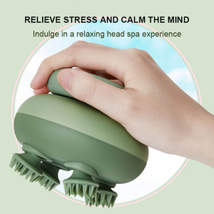 Instrumento Eléctrico para Masaje del Cuero Cabelludo, Masajeador de Cabeza Inteligente, Portátil e Impermeable - Product Image 3