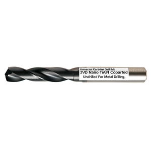 Broca universal de carburo 3xD con recubrimiento Nano TiAlN sin perforar para taladrar metal - Product Image 2